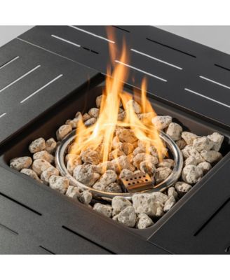 34inches Steel fire pit table Gas Fire Pit for Outdoor Outside Patio