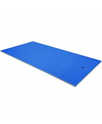 12 x 6 Feet 3 Layer Floating Water Pad-Blue