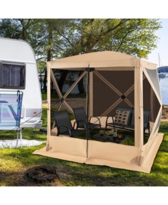 Pop Up Gazebo with Netting and Carry Bag