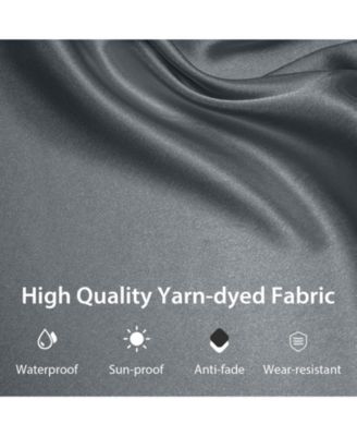 10 x 12 Feet Outdoor Aluminum Retractable Pergola Canopy Shelter Grape Trellis-Gray