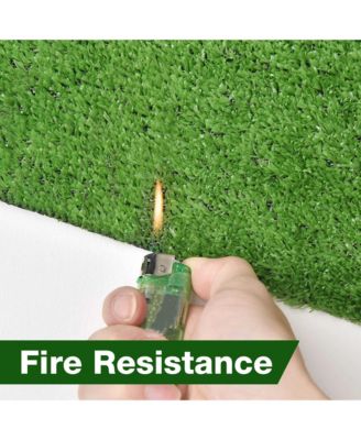 4pcs 65x5 Ft Artificial Turf Grass Rug Gym Turf Indoor Outdoor Event Balcony Deck Patio