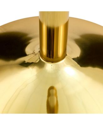 35" Glass Top Round Dining Table - Gold Legs