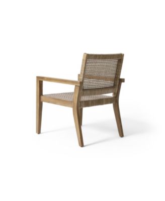 Streamdale Wicker & Acacia Club Chairs (Set of 2)