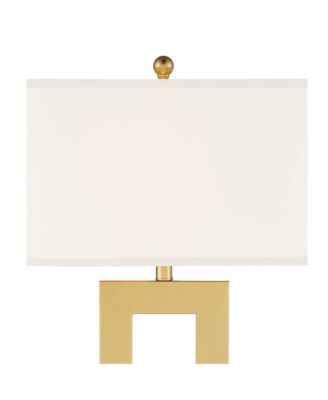 Marshall 30" Tall Open Rectangle Large Modern Luxe End Table Lamps Set of 2 Gold Finish Metal Living Room Bedroom