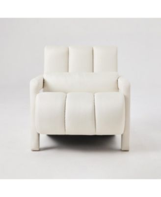 Streamdale Modern Linen Accent Chair with Pillow for Comfort