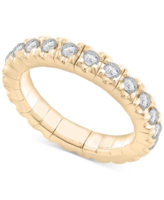 Diamond Stretch Flexible Eternity Band (1 ct. t.w.) in 14k White or Yellow Gold