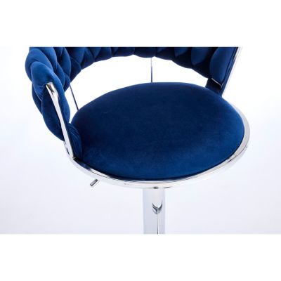 + Set of 2 + Velvet + Adjustable Height + Bar Stools