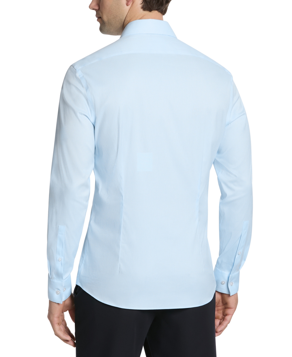 Calvin Klein Men's Extra Slim Fit Dress Shirt In Blue