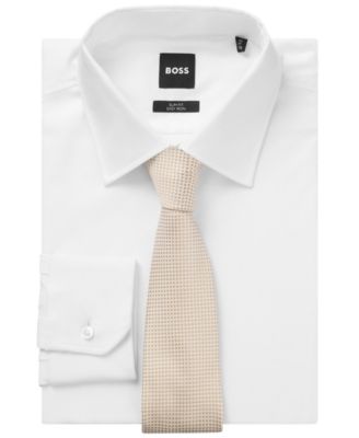 Hugo Boss - BOSS by  Men's Jacquard-Pattern Silk Tie