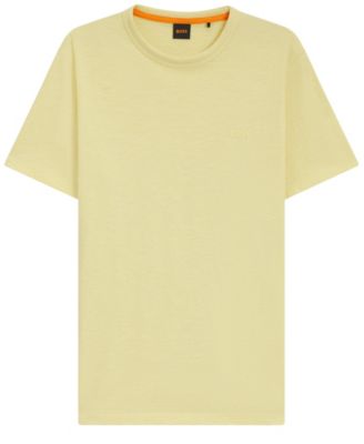 Men's Cotton Slub Logo Detail T-Shirt