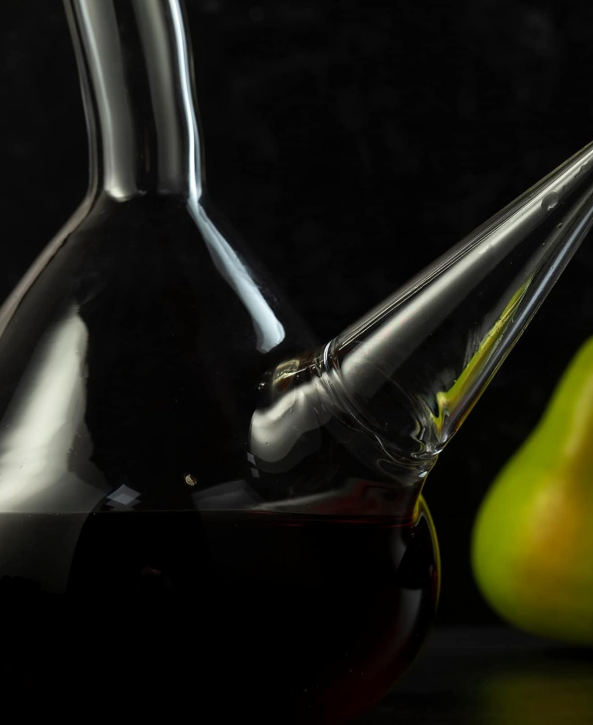 The Wine Savant Porron Handblown Wine Decanter