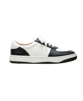 KRISTA Women's Sporty Leather Fashion Sneakers