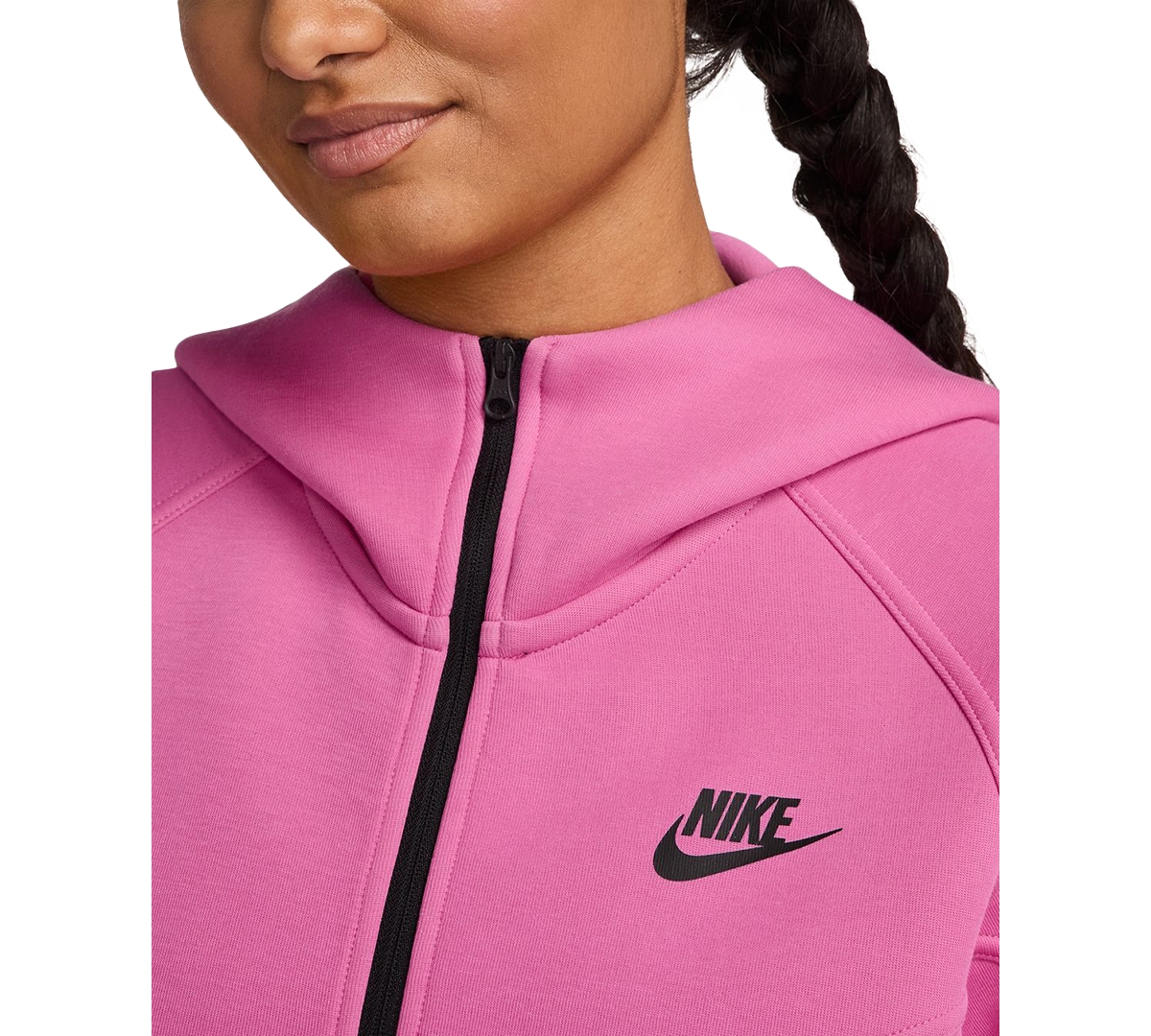 Nike Womens  Nsw Tech Fleece Wr Full-zip Hoodie In Pink