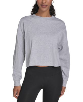 Performance Women's Logo Cropped Long-Sleeve Top
