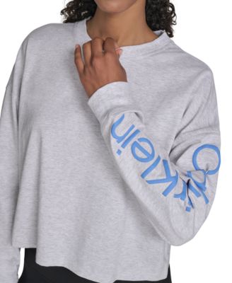 Performance Women's Logo Cropped Long-Sleeve Top