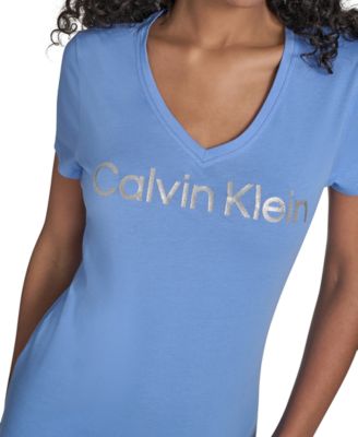 Performance Women's Glitter Logo V-Neck T-Shirt