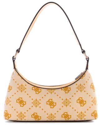 Neda 4G Peony Logo Small Top Zip Shoulder Bag