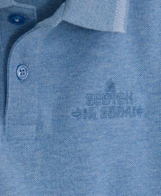 Big Boys Heather Pique Polo Shirt