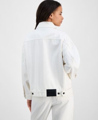 Women's Cotton Denim Button-Front Jacket