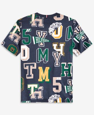 Big Boys Collegiate Spots Short Sleeve Cotton T-Shirt