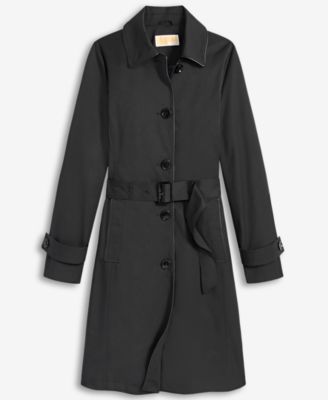 MICHAEL Women's Single-Breasted Belted Trench Coat