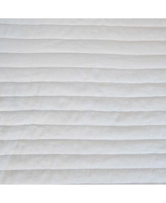 French Linen Channel Stitch Quilt & Sham Set - Twin/Twin XL