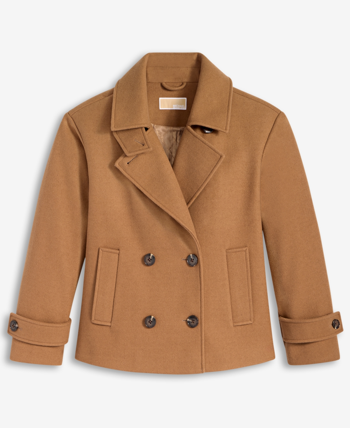 Michael Kors Michael  Women's Double-breasted Coat, Exclusively At Macy's In Brown