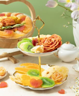 Dried Fruit Heart Tray and Basket, Large