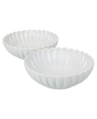 Petal Round Serving Bowls, Set of 2