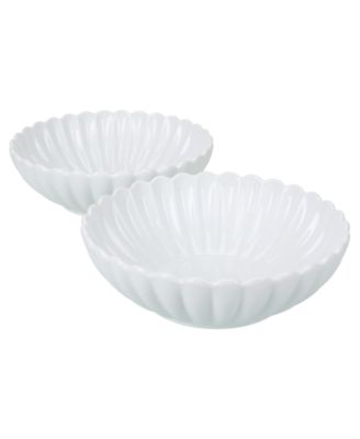Petal Round Serving Bowls, Set of 2