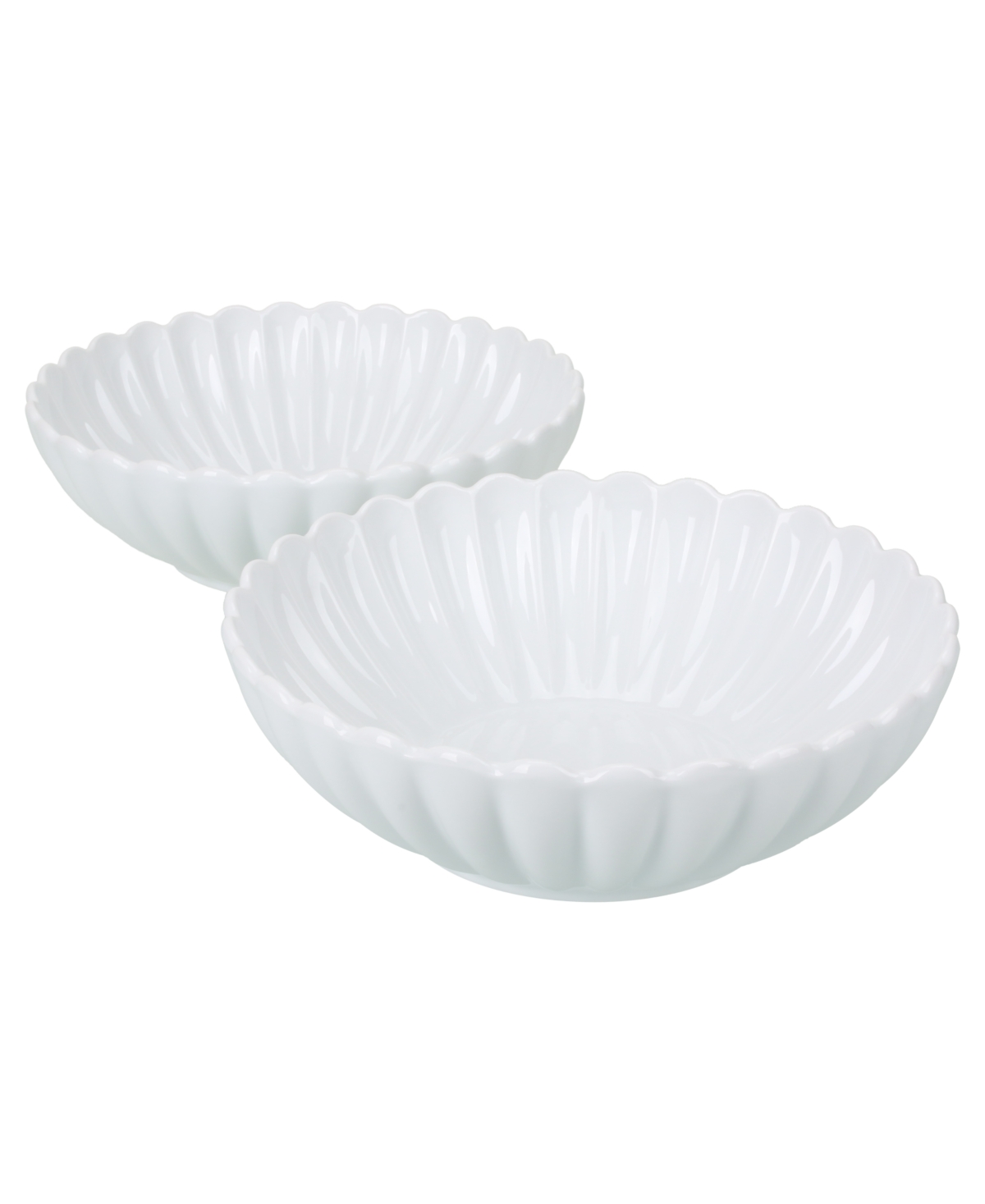 Bia Cordon Bleu Set Of 2 Petal Serving Bowls