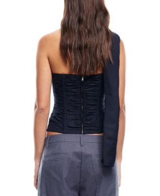 Women's Island Ruched Scarf-Trim Tube Top