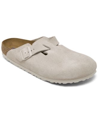 Birkenstock Women's Boston Soft Footbed Suede Leather Clogs from