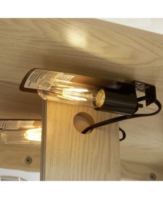 Lighted Glass Curio Cabinet with Bulbs