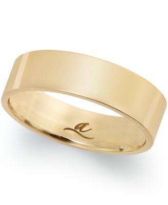 Macy's - Wedding Band in 18k Gold