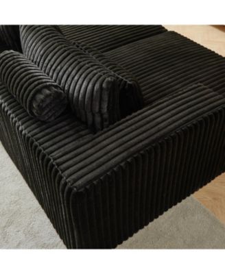  87" Oversized Sectional Chaise, Reclining Sofa Bed