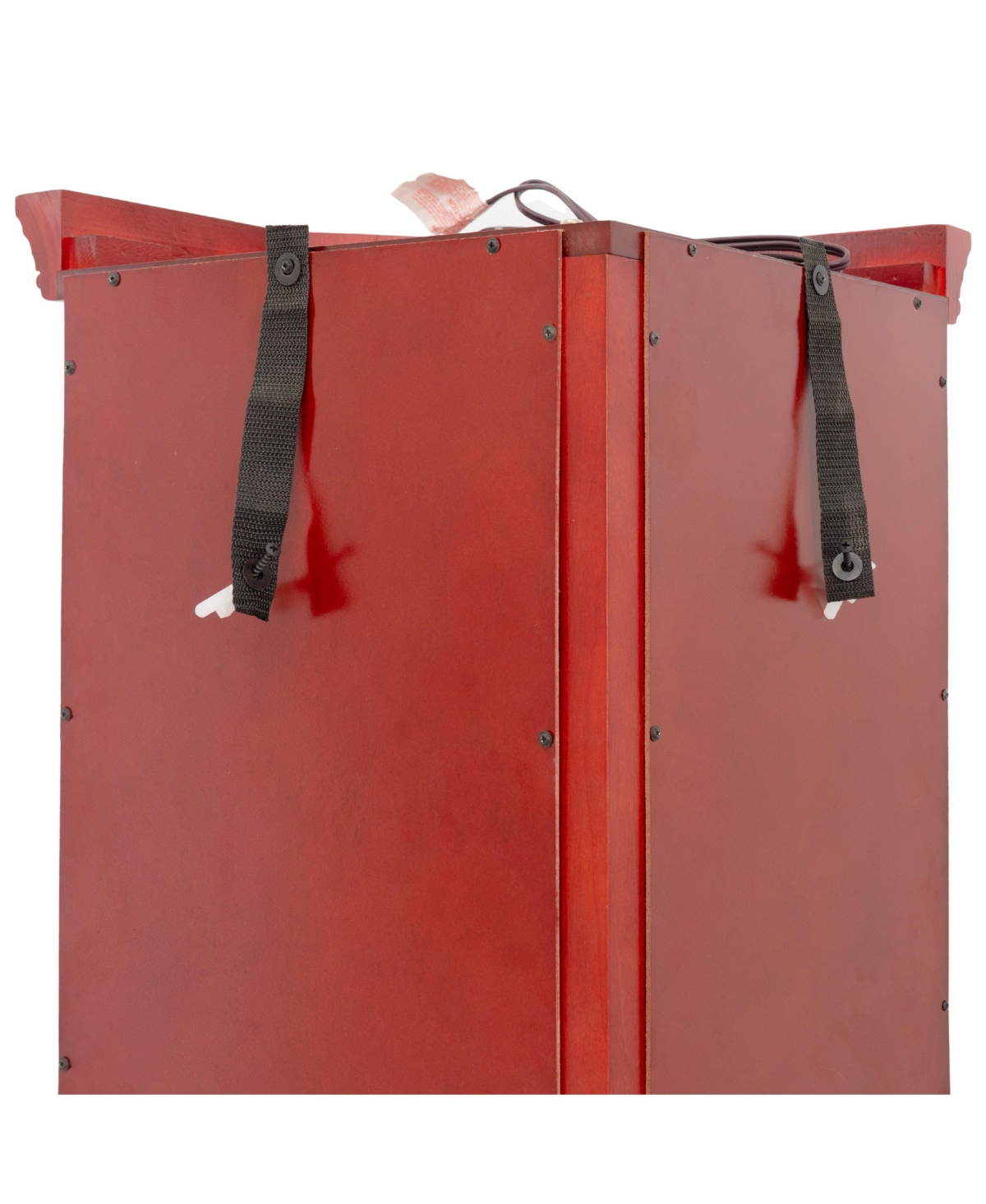 Streamdale Furniture Elegant 3-Side Glass Display Curio Cabinet with Adjustable Shelves