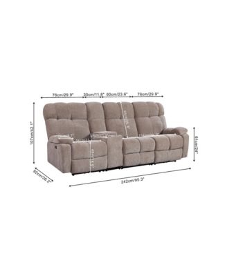 Streamdale Dual OKRA Motor Power Recliner Sofa 2 Seater 1.5L-R+1.5R-R Multiple Combinations