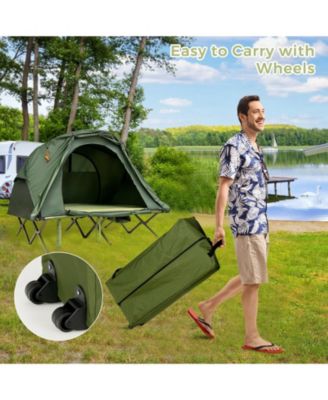 2-Person Outdoor Camping Tent with External Cover