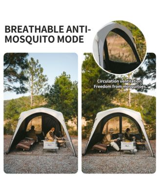 Cloud Boundar Tent Door Curtain for 4-sided Canopy Tent, Sun Shelter Accessory, Windproof & Privacy Screen for Camping Canopy Tent