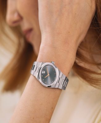 Women's Bold Quest Swiss Quartz Stainless-Steel Watch, 28mm