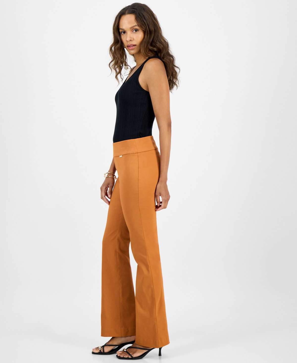 Inc International Concepts Petite Mid-rise Bootcut Pants, Petite & Petite Short, Created For Macy's