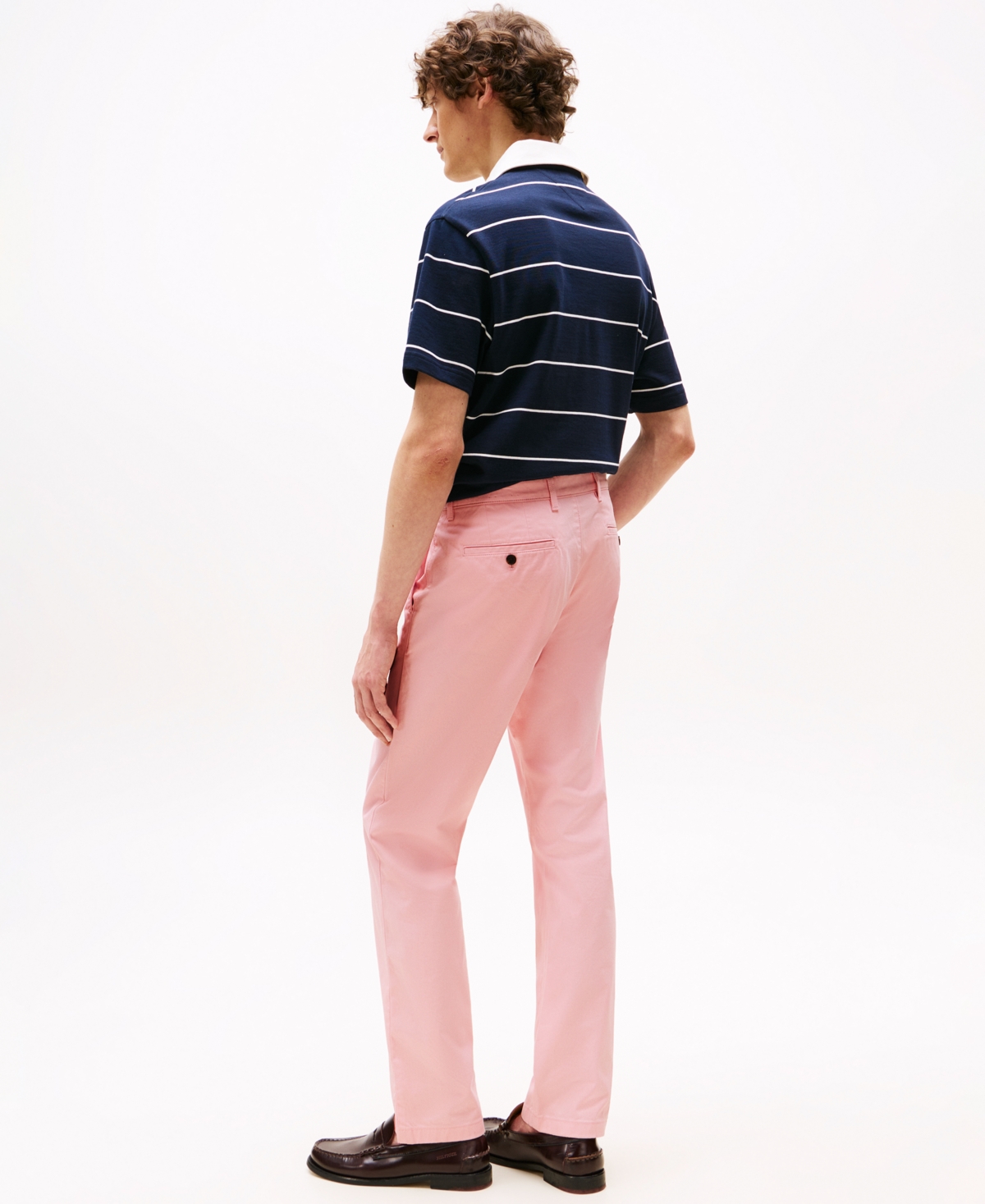 Tommy Hilfiger Men's Th Flex Stretch Regular-fit Chino Pant In Pink