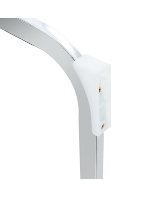 Arch Back Gray PU Dining Chairs - Set of 8