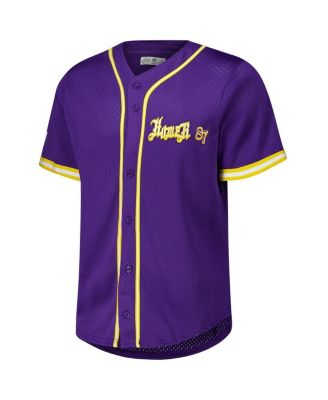 Men's Purple the Simpsons Homer '87 Baseball Jersey