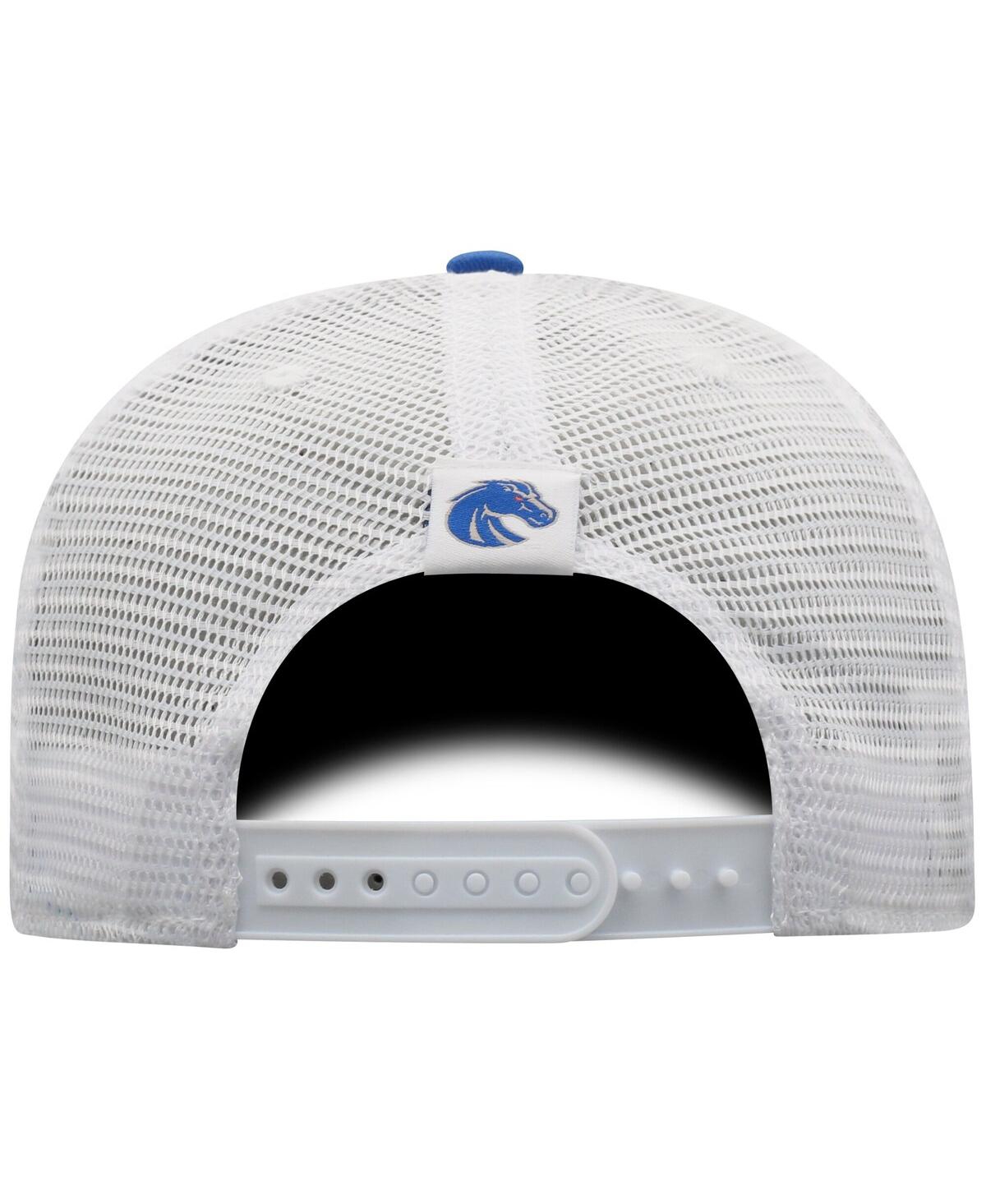 Top Of The World Men'sâ Royal/white Boise State Broncos Victory Baseline Adjustable Trucker Hat