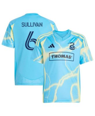 Big Boys and Girls Cavan Sullivan Blue Philadelphia Union 2025 The Voltage Kit Replica Player Jersey