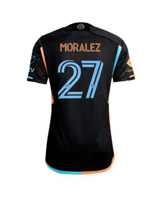 Men's Maximiliano Moralez Black New York City FC 2024 24/7 Kit Authentic Player Jersey