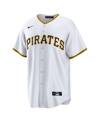Men's White Pittsburgh Pirates Home Replica Team Jersey