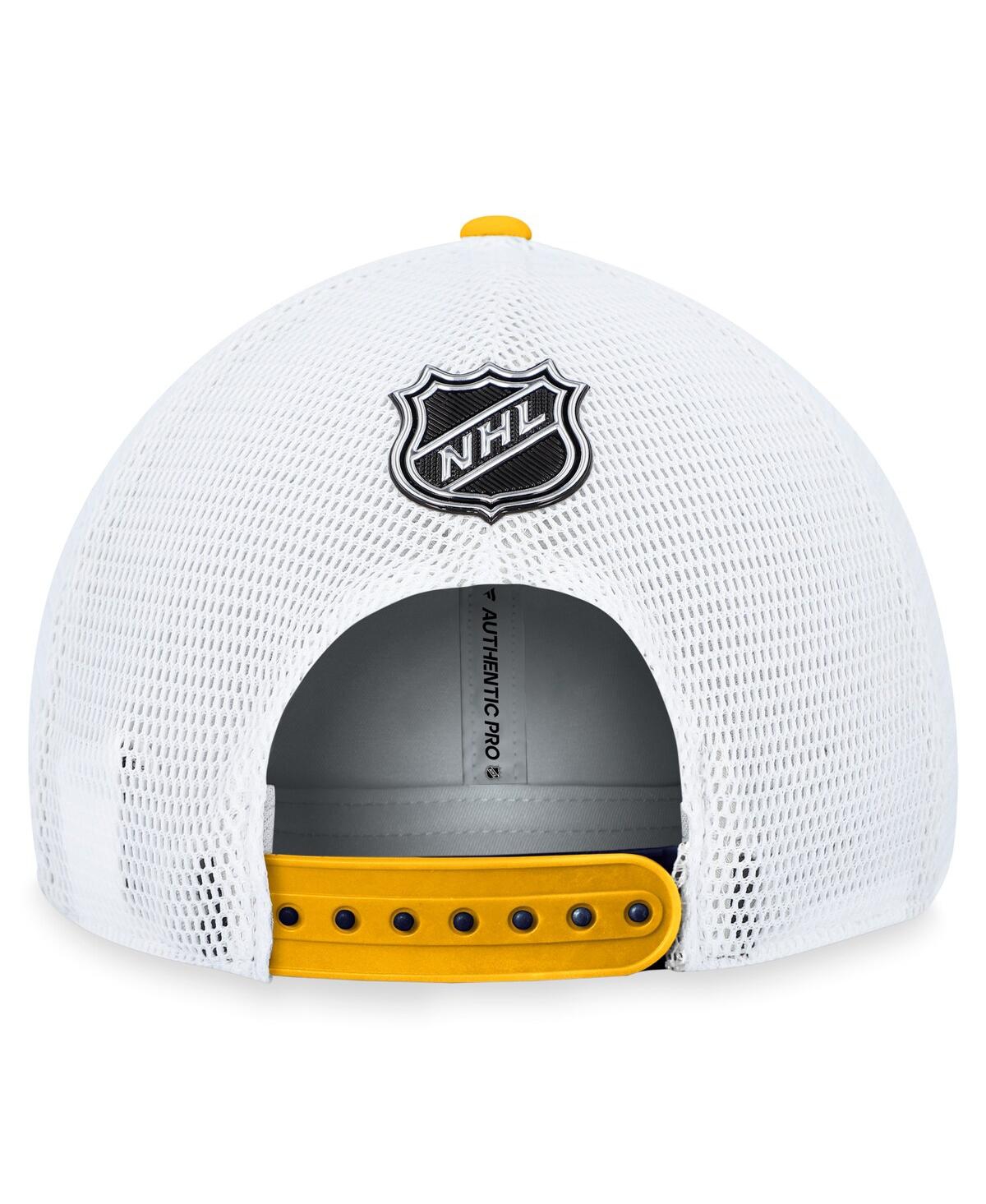 Fanatics Men's Navy St. Louis Blues Authentic Pro Rink Trucker Adjustable Hat